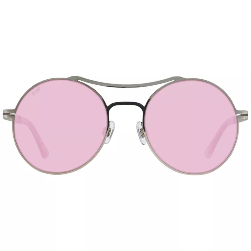 WEB EYEWEAR dames zonnebril WE0171-54016 shiny black montuur smoke grey glazen 54/21/135 mm