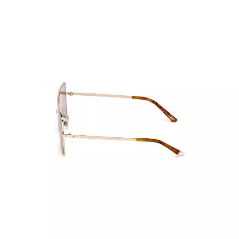 WEB EYEWEAR dames zonnebril WE0210-28Y Havana bruin acetaat vierkant montuur UV400