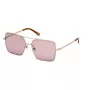WEB EYEWEAR dames zonnebril WE0210-28Y Havana bruin acetaat vierkant montuur UV400