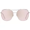WEB EYEWEAR dames zonnebril WE0245-5828G Havana bruin verloop vierkant acetaat UV400