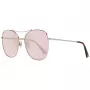 WEB EYEWEAR dames zonnebril WE0245-5828G Havana bruin verloop vierkant acetaat UV400