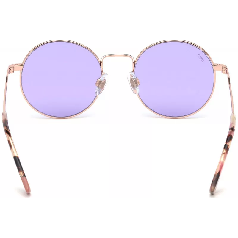 Web Eyewear dames zonnebril WE0254-33Y Havana bruin rechthoekig acetaat 49mm