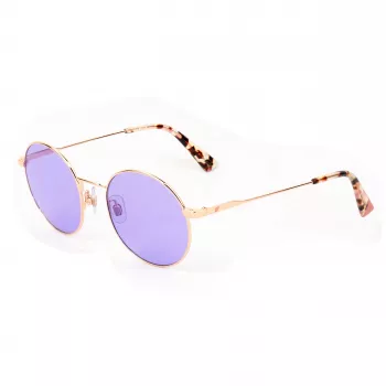 Web Eyewear dames zonnebril WE0254-33Y Havana bruin rechthoekig acetaat 49mm