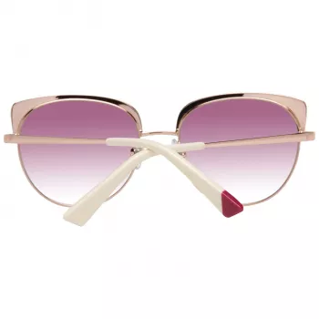 WEB EYEWEAR dames zonnebril WE0271-5533Z havana bruin vierkant acetaat verloopglas 55mm