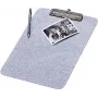 WEDO A4 klembord, ABS-kunststof, graniet, afgeronde hoeken, vernikkelde metaalklem, ophanglus 57 670