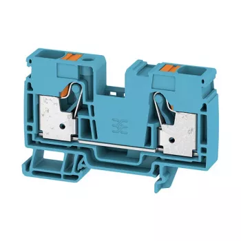 Weidmüller A2C 16 BL doorvoerklem, schroefaansluiting, 16 mm², 1000 V, 76 A, blauw, DIN-draagrail TS 35