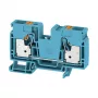 Weidmüller A2C 16 BL doorvoerklem, schroefaansluiting, 16 mm², 1000 V, 76 A, blauw, DIN-draagrail TS 35