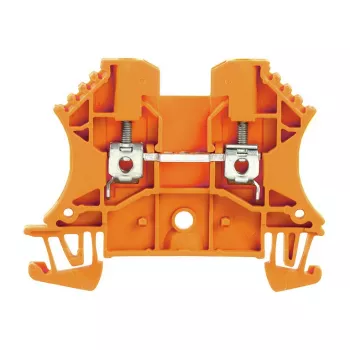 Weidmüller WDU 2.5 OR doorvoerklem, schroefaansluiting, 2,5 mm², oranje