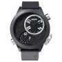 WELDER MAN K32-9202 50mm Heren Quartz horloge Zwarte wijzerplaat Leren band