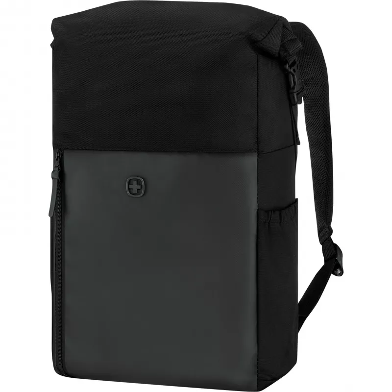 Wenger UrbanOne Roll-Top 15.6 Laptoprugzak zwart
