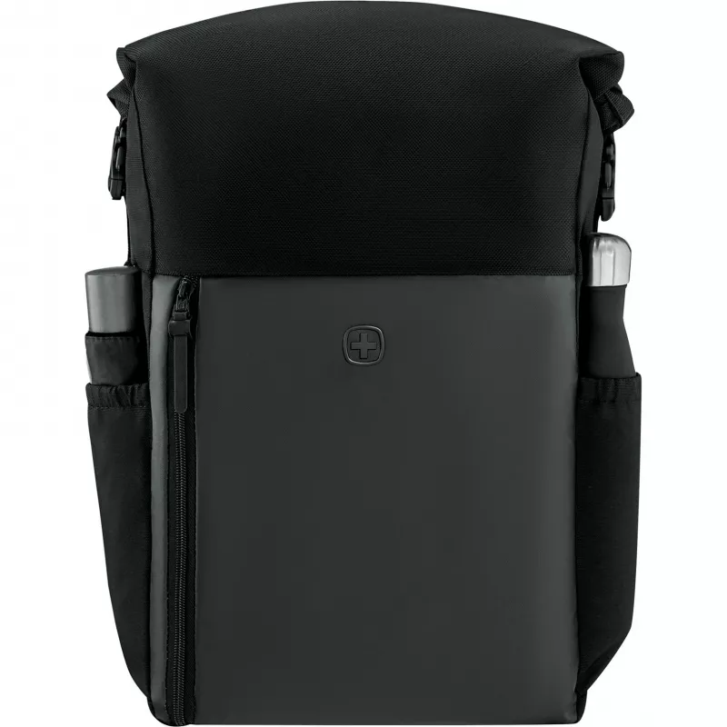 Wenger UrbanOne Roll-Top 15.6 Laptoprugzak zwart
