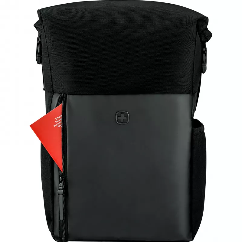 Wenger UrbanOne Roll-Top 15.6 Laptoprugzak zwart