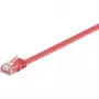 Wentronic 96400 1m Cat6 U/UTP rode netwerk-patchkabel