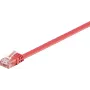 Wentronic 96418 Cat6 U/UTP RJ45 patchkabel, 3 m, rood, 1 Gbps, 250 MHz, koper, PVC-mantel