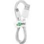 WENTRONIC Goobay 38665 USB 2.0 kabel, USB-A stekker naar Micro-USB B stekker, 0,5 m, wit