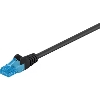 Wentronic Goobay 55415 Cat6a U/UTP netwerk-patchkabel, RJ45, 30 m, zwart