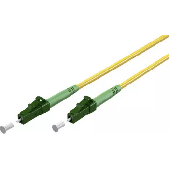 WENTRONIC Goobay 59631 OS2 single-mode LC/APC naar LC/APC glasvezel-patchkabel, 31 m, geel, LSZH, FTTH