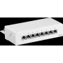 Wentronic Goobay 62069 26-poorts Cat6 S/UTP afgeschermd patchpanel, 1U 19 inch rackmontage, wit