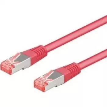 Wentronic Goobay CAT 6a S/FTP patchkabel, magenta, 1 m, LSZH, koper 93682