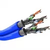 Wentronic Goobay CAT 7A duplex netwerkkabel S/FTP PiMF blauw - kopergeleider CU AWG 22/1 (75716)