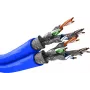 Wentronic Goobay CAT 7A duplex netwerkkabel S/FTP PiMF blauw - kopergeleider CU AWG 22/1 (75716)