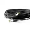 Wentronic Goobay CAT 8.1 S/FTP-patchkabel, LSZH, zwart, 1 m 66721