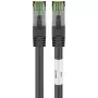 Wentronic Goobay CAT 8.1 S/FTP-patchkabel, LSZH, zwart, 1 m 66721