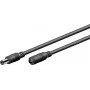 Wentronic Goobay DC-verlengkabel 5 m zwart 76671