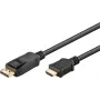 Wentronic Goobay DisplayPort naar HDMI-kabel 1,8 m 4K UHD actieve adapter 80521