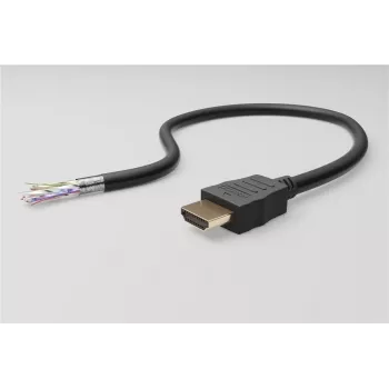 WENTRONIC Goobay High-Speed HDMI-verlengkabel met Ethernet 1 m zwart (61310)