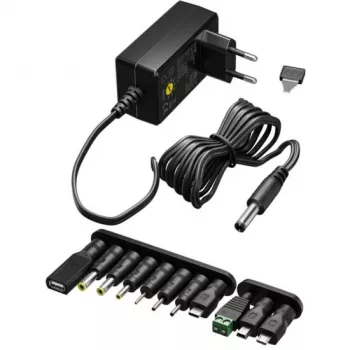 Wentronic Goobay Micro-USB-oplader 1 A, zwart, 1,5 m kabel – compacte stekkervoeding voor smartphones en kleine apparaten (49529)
