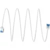 Wentronic Goobay ultra-flexibele CAT 6A patchkabel slim U/FTP wit - extra korte stekker, 0,25 m 74336
