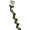 Wentronic Goobay ultra-flexibele CAT 8.1 slim S/FTP patchkabel, zwart, 0,25 m, 40 Gbps, extra korte snagless RJ45 74355