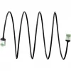 Wentronic Goobay ultra-flexibele CAT 8.1 slim S/FTP patchkabel, zwart, 0,25 m, 40 Gbps, extra korte snagless RJ45 74355