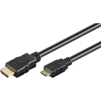 Wentronic High Speed Mini HDMI naar HDMI-kabel met Ethernet, 1,5 m, zwart