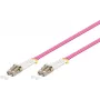 Wentronic LC-LC OM4 duplex multimode glasvezel patchkabel, 50/125µm, LSZH, roze 95940