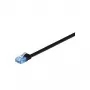 Wentronic RJ45 Cat6a U/UTP patchkabel, 2 m, vergulde aansluitingen, 10 Gbps 96323