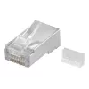 Wentronic RJ45 modulaire stekker afgeschermd 8P8C voor ronde kabel, bulk