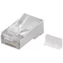 Wentronic RJ45 modulaire stekker afgeschermd 8P8C voor ronde kabel, bulk