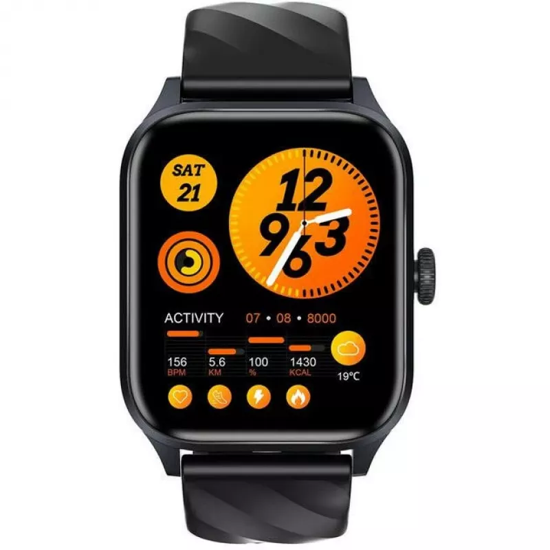 WEOFLY Active smartwatch zwart