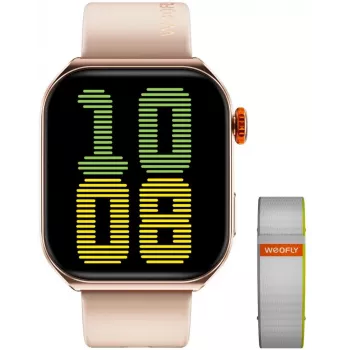 WEOFLY Edge 2 smartwatch goud