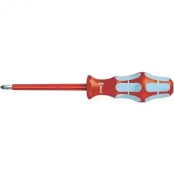 Wera 05022734001 Kraftform Plus standaard schroevendraaierset, 7-delig, plat & kruiskop, Lasertip, wandhouder