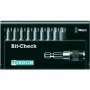 Wera 05056164001 9-delige Torx-bit-set met Rapidaptor houder, 1/4 inch zeskant aandrijving, 25 mm bits, TX8–TX40, Bit-Check-box