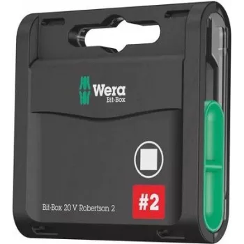 Wera 05057790001 Bit-Check 20-delige bitset met Rapidaptor-houder, diamantcoating, Take it easy kleurcodering