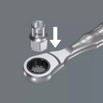 Wera 950 SPKL Hex-Plus L-sleutel met kogelkop, 6 mm, chroom-vanadiumstaal, BlackLaser-oppervlak 05003669001