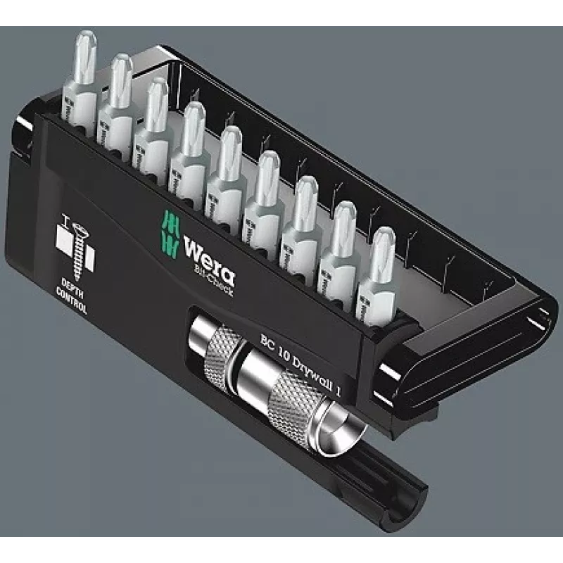 Wera Bit-Check 10 Drywall 1 Bitset, 10-delig