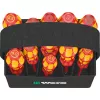 Wera Kraftform 2go 100 schroevendraaier-bitset, 11-delig, Phillips, Pozidriv, Torx, 25 mm bits, met Rapidaptor bithouder en textieltas 05004310001