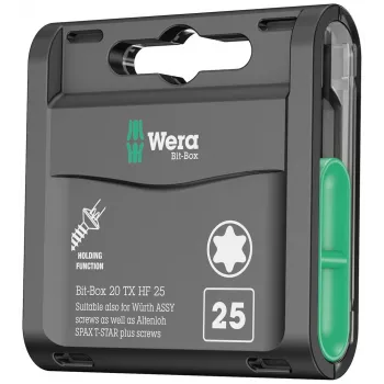 WERA set Bit-Box 20 TX HF, TX 20mm, 20 stuks Würth