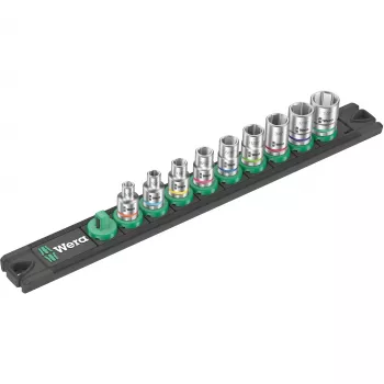 Wera dopsleutel magneetstrip A Imperial 1/4 inch aandrijving, 4 houders, 05005420001
