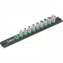 Wera dopsleutel magneetstrip A Imperial 1/4 inch aandrijving, 4 houders, 05005420001